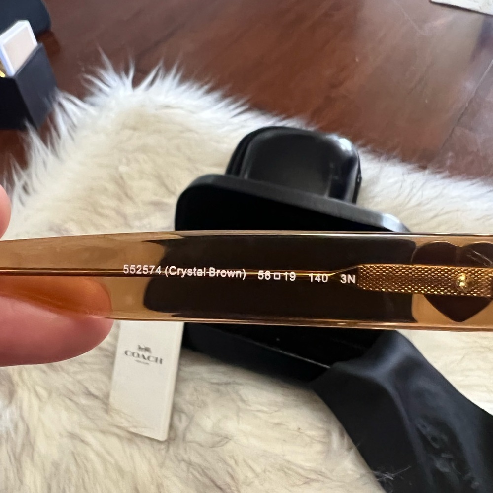 Coach Crystal Brown Sunglasses - Picture 8 of 8